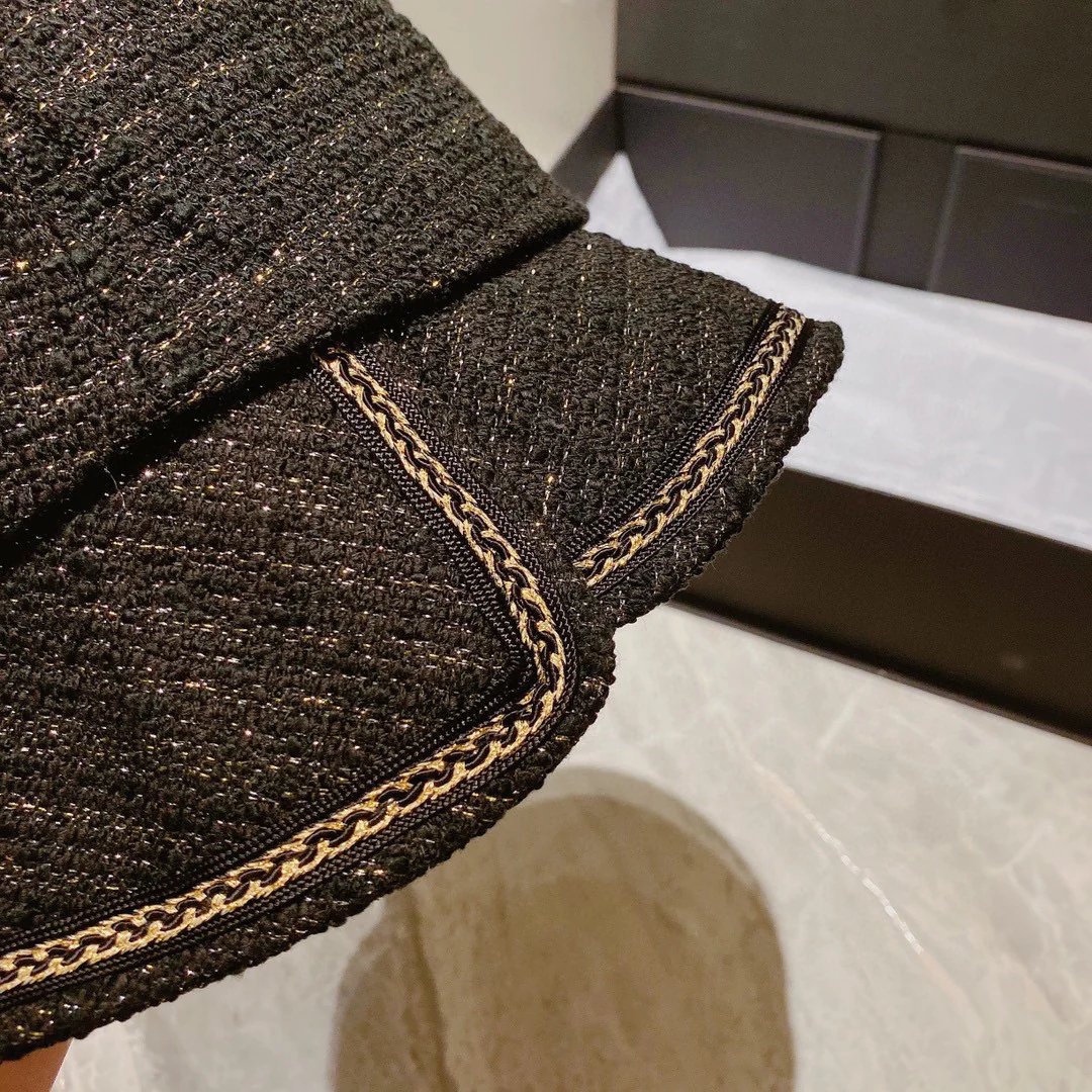 Новинка 2022 года от Chanel - Рыбацкая шляпа - Черная