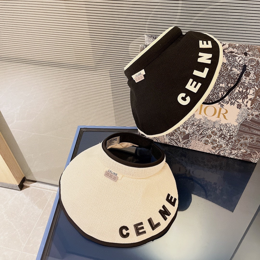 Новая большая летняя солнцезащитная шляпа Celine 2022 года - 1 шт.