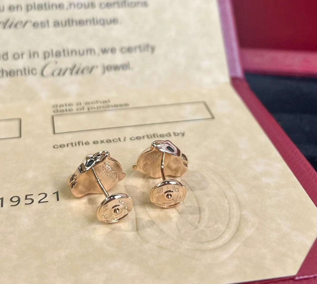 Серьги Cartier 060