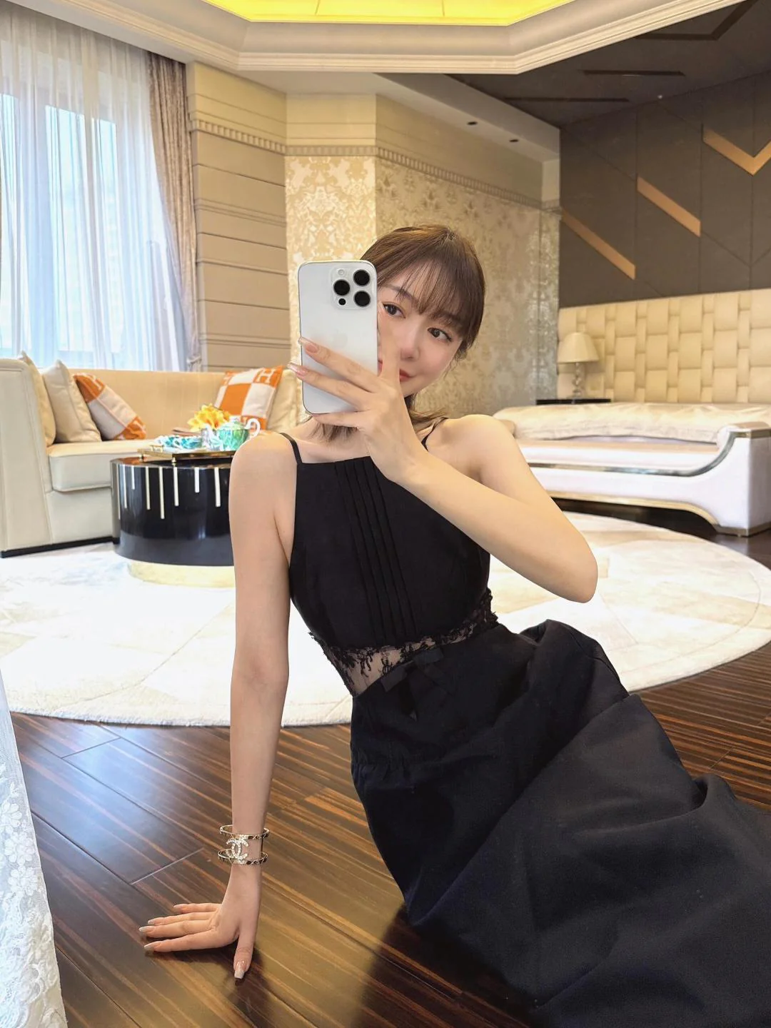 Браслет Chanel 25p Open Double C Full Grip