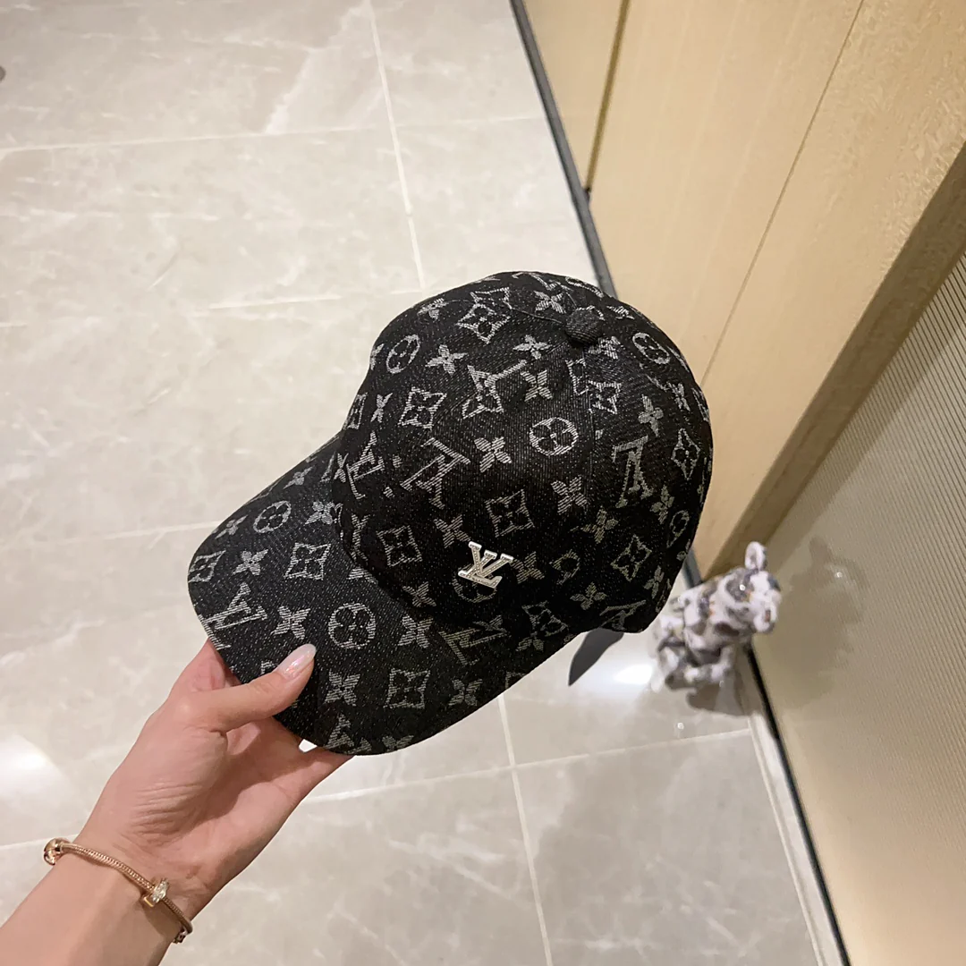 LV - Ковбойская шляпа/Кепка сферической формы - Черная