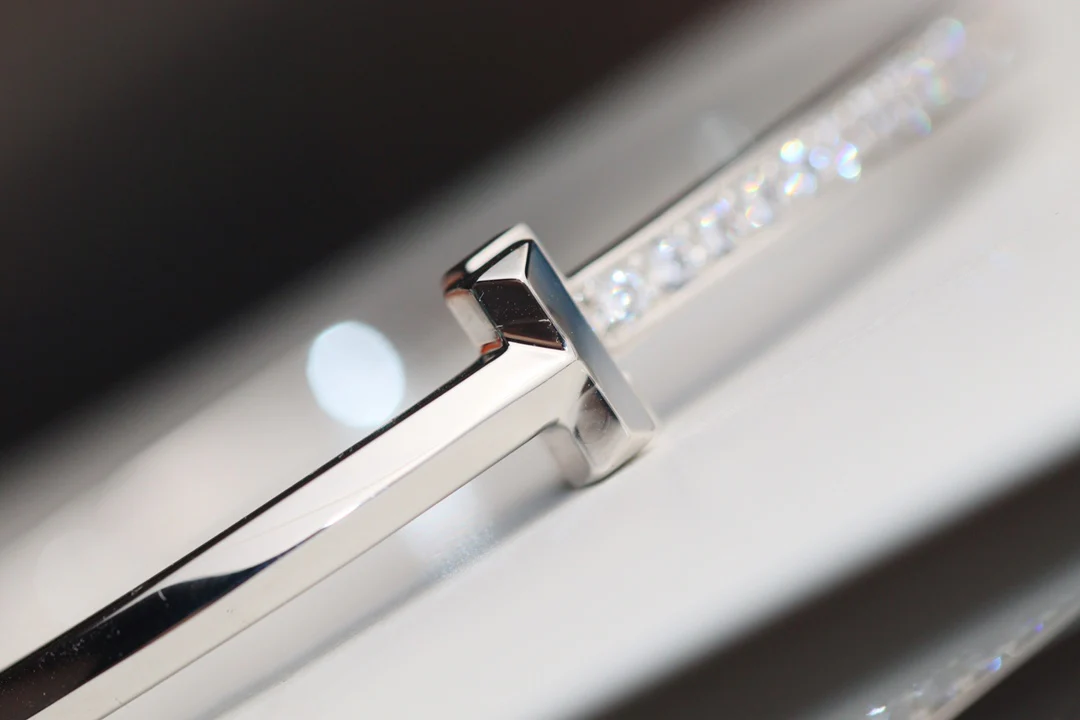 Браслет Tiffany 031T с бриллиантами, серебро