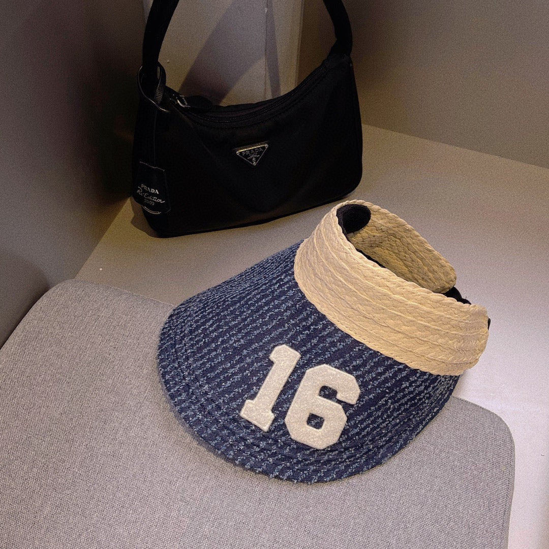 Celine - Лимитированная серия джинсовых козырьков с цветочным принтом