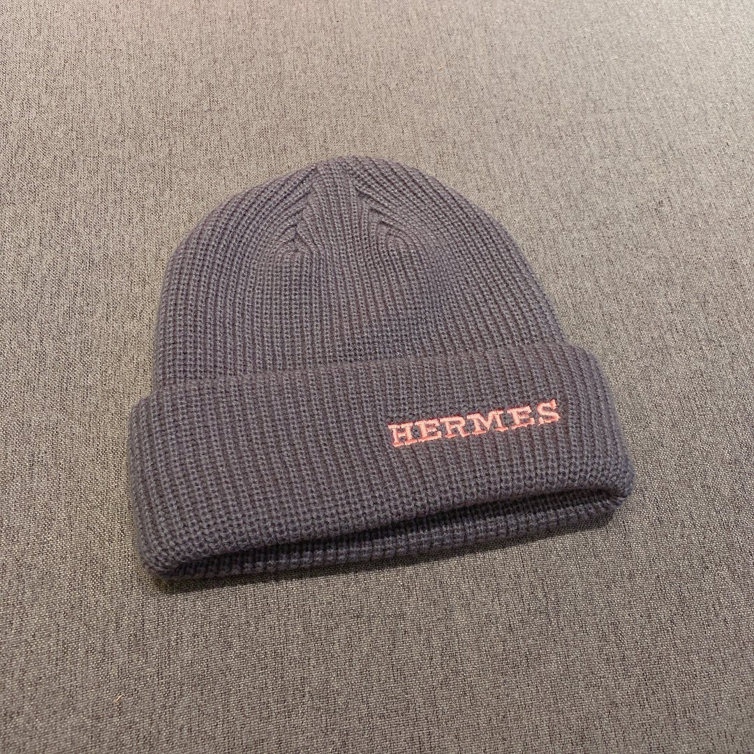 Hermes - Вязаная шапка-бини - Унисекс - Серая