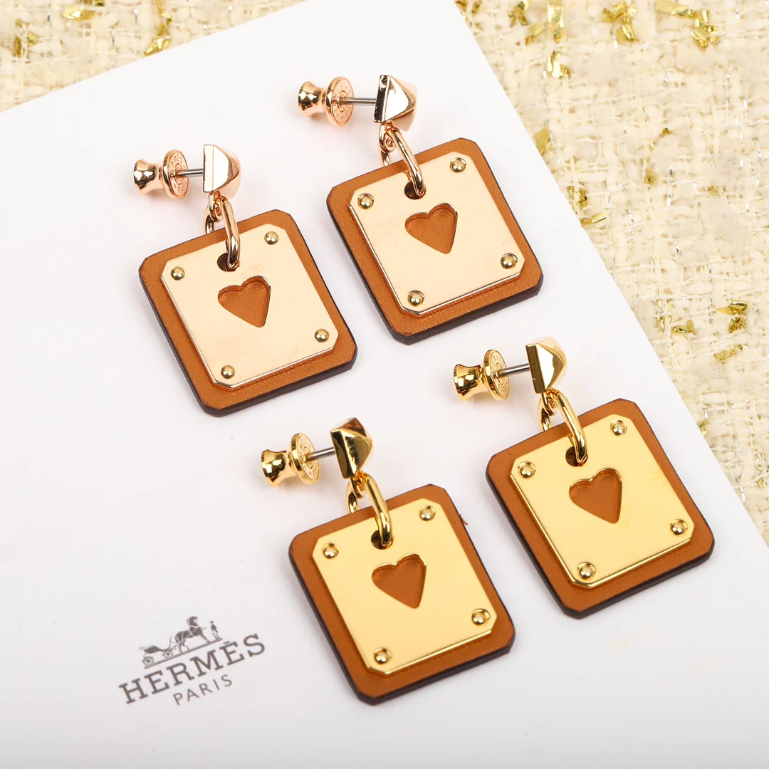 Серьги Hermes 014