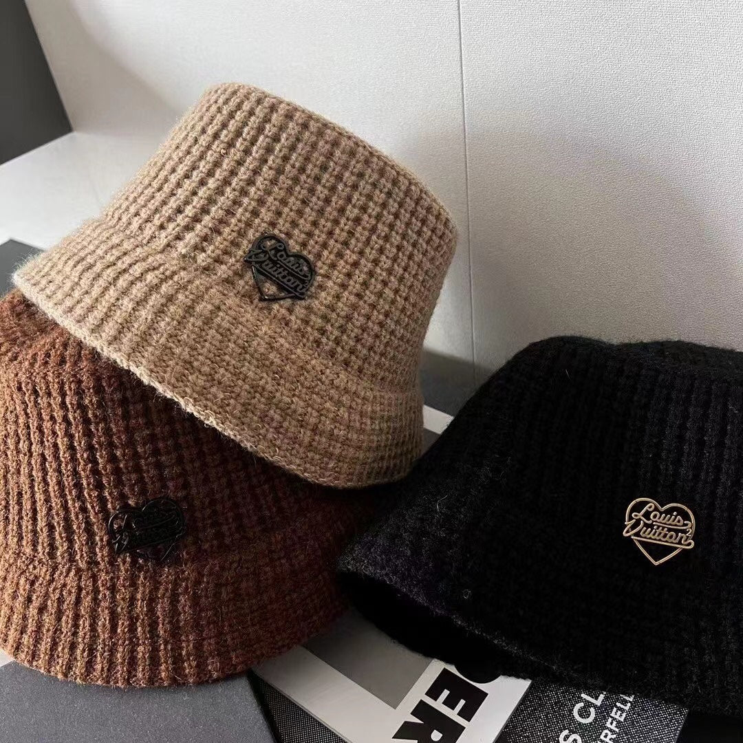 LV - Ретро вязаная рыбацкая шапка