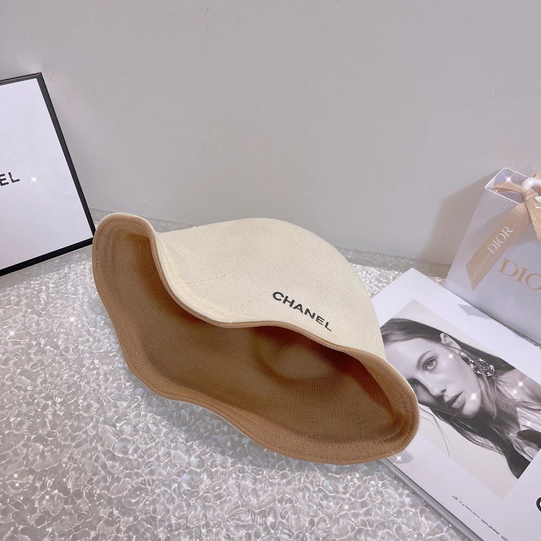 Chanel - Двусторонняя рыбацкая шляпа - Можно носить с обеих сторон - 2