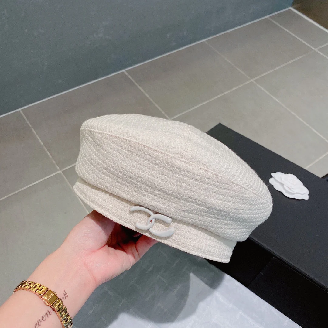 Chanel - Берет - Белый