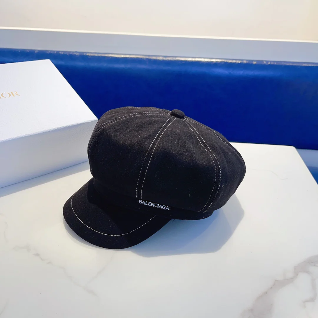 Balenciaga - Восьмиугольный берет - Черный