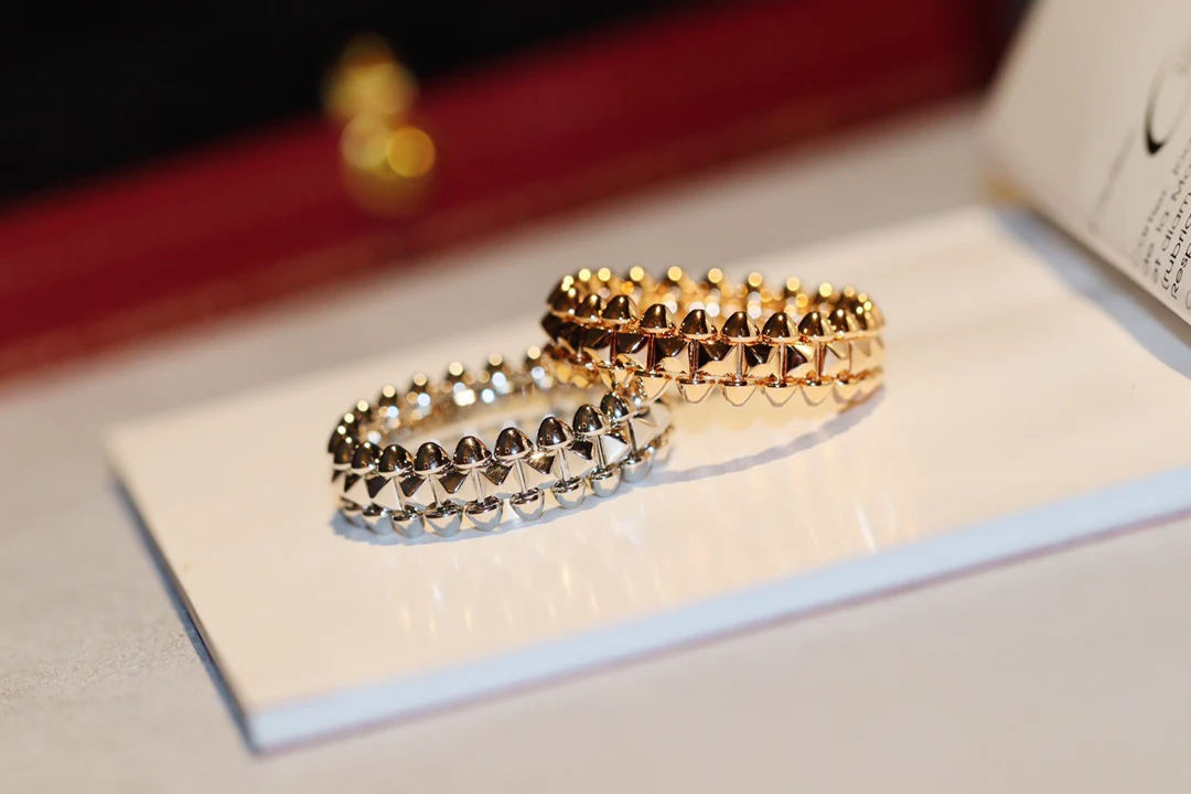 Кольцо Cartier Clash - розовое и белое золото