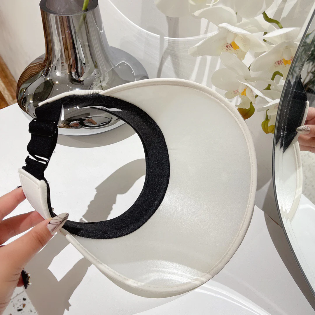 Солнцезащитная шляпа Chanel с открытым верхом - 8