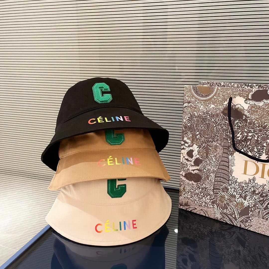 Celine - Панама с простым узором - 3 цвета