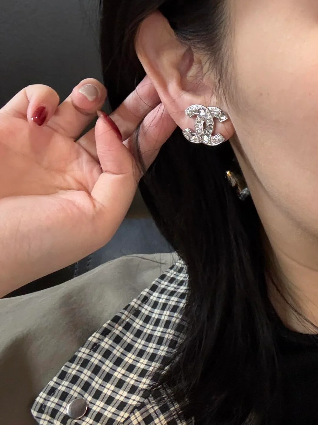 Клипсовые серьги - Chanel - 25 пенсов - Сердце, пятиконечная звезда, двойная буква С - Золото - Серебро