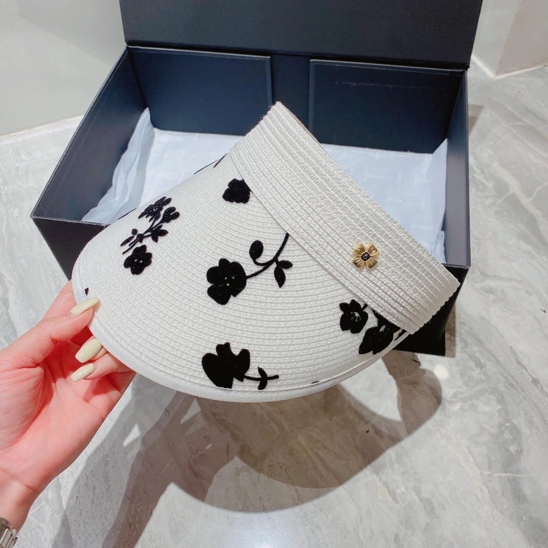 Солнцезащитная шляпа Chanel - Парик с открытым верхом - 1