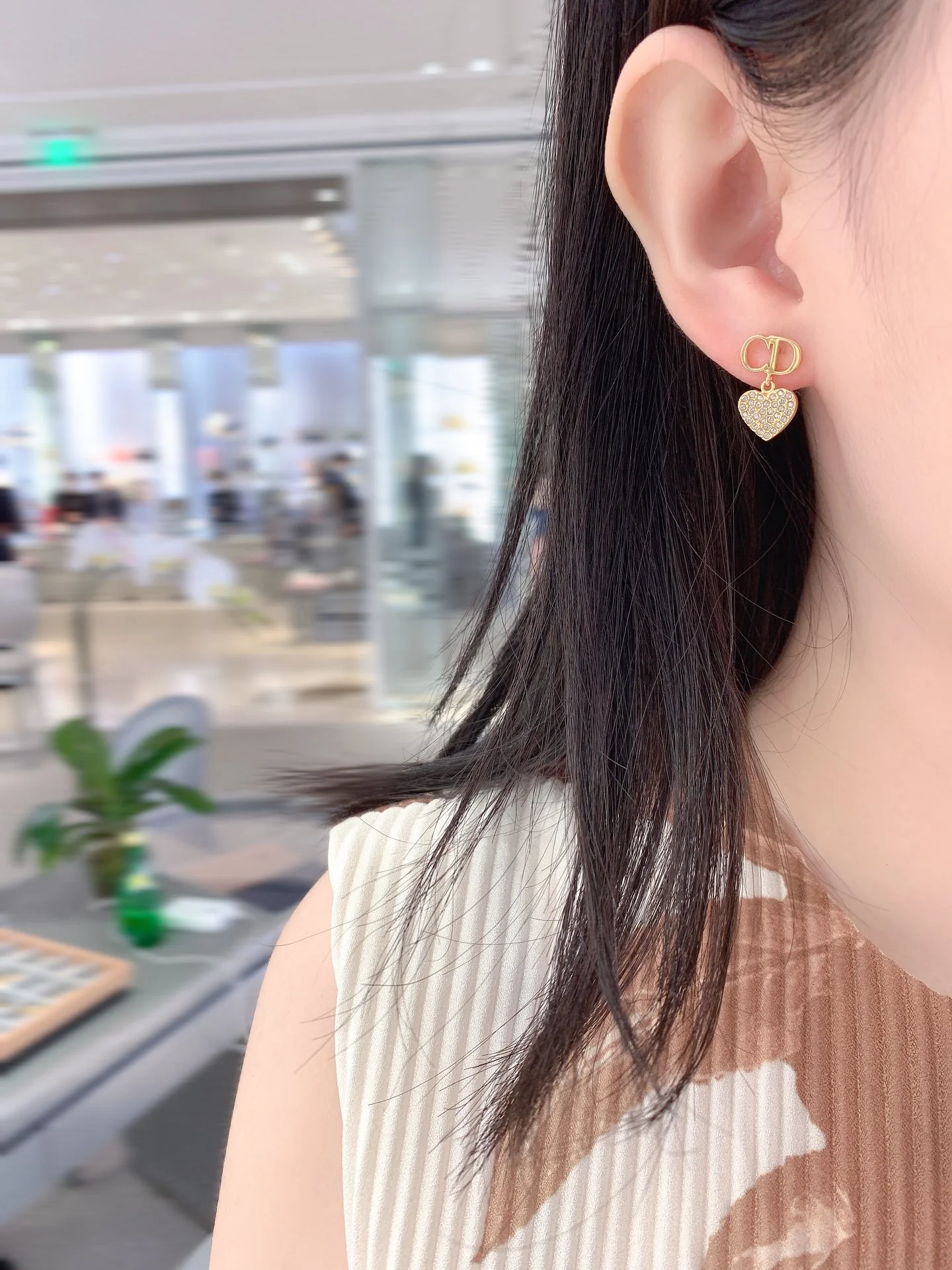 Серьги Dior 001