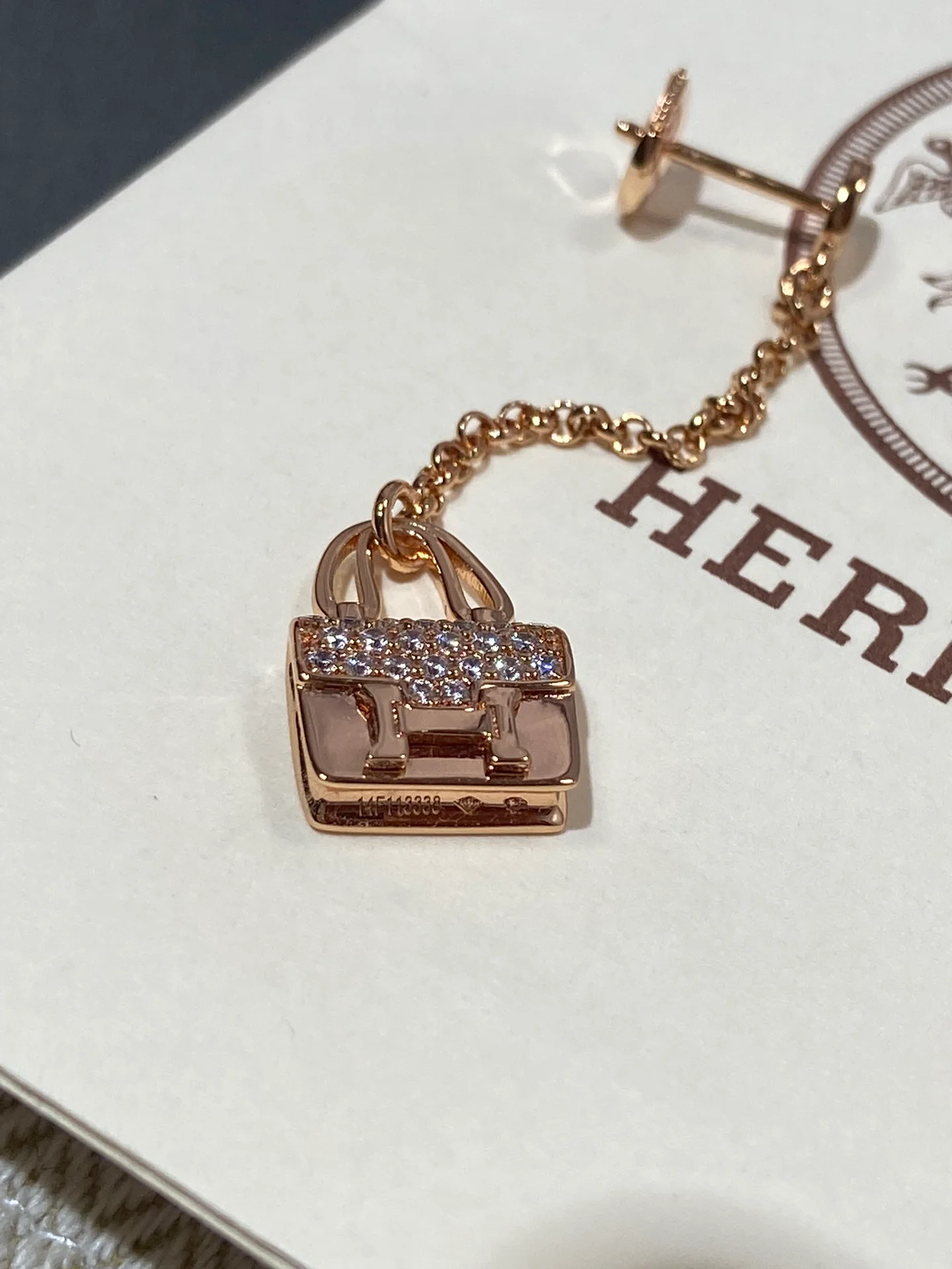 Серьги Hermes 033