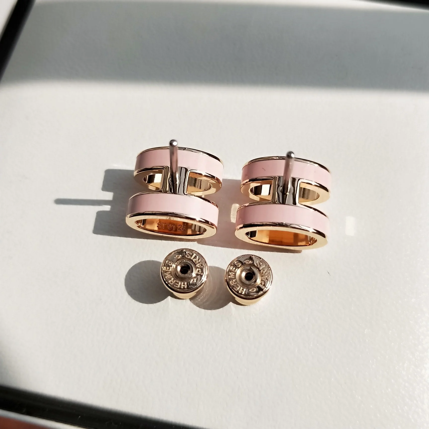 Серьги Hermes - Пусеты - 4 шт.