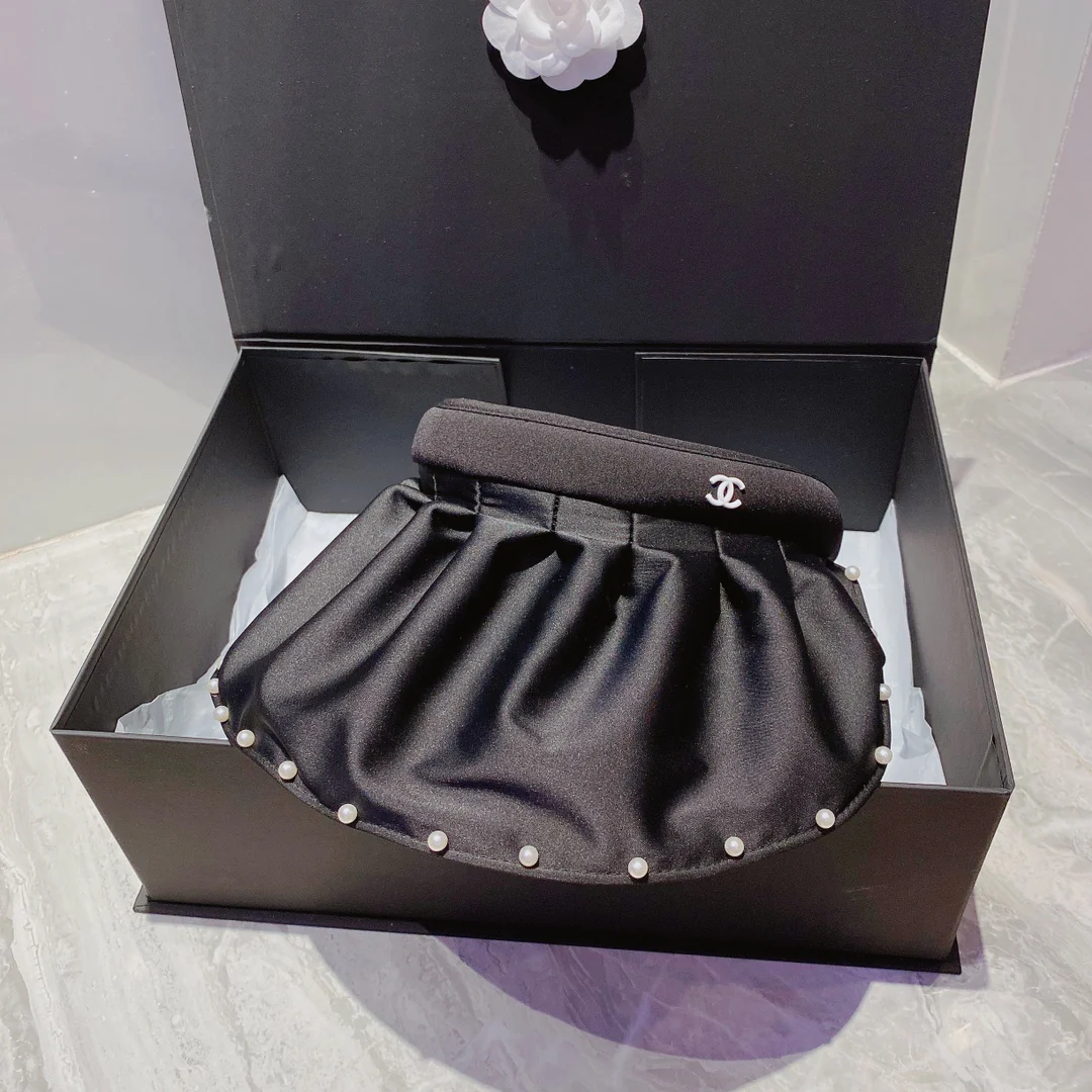 Chanel - Солнцезащитная шляпа - Открытый жилет - Шляпа-ракушка - Черная - 1