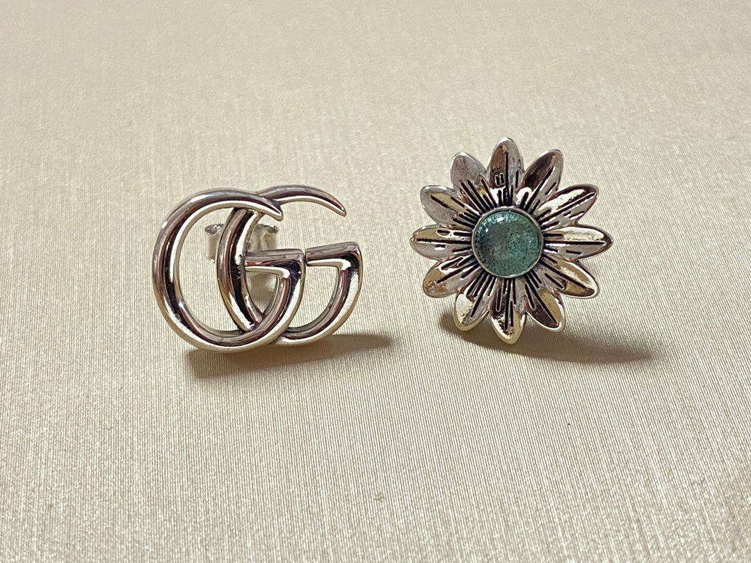 Серьги Gucci - Синие - 002