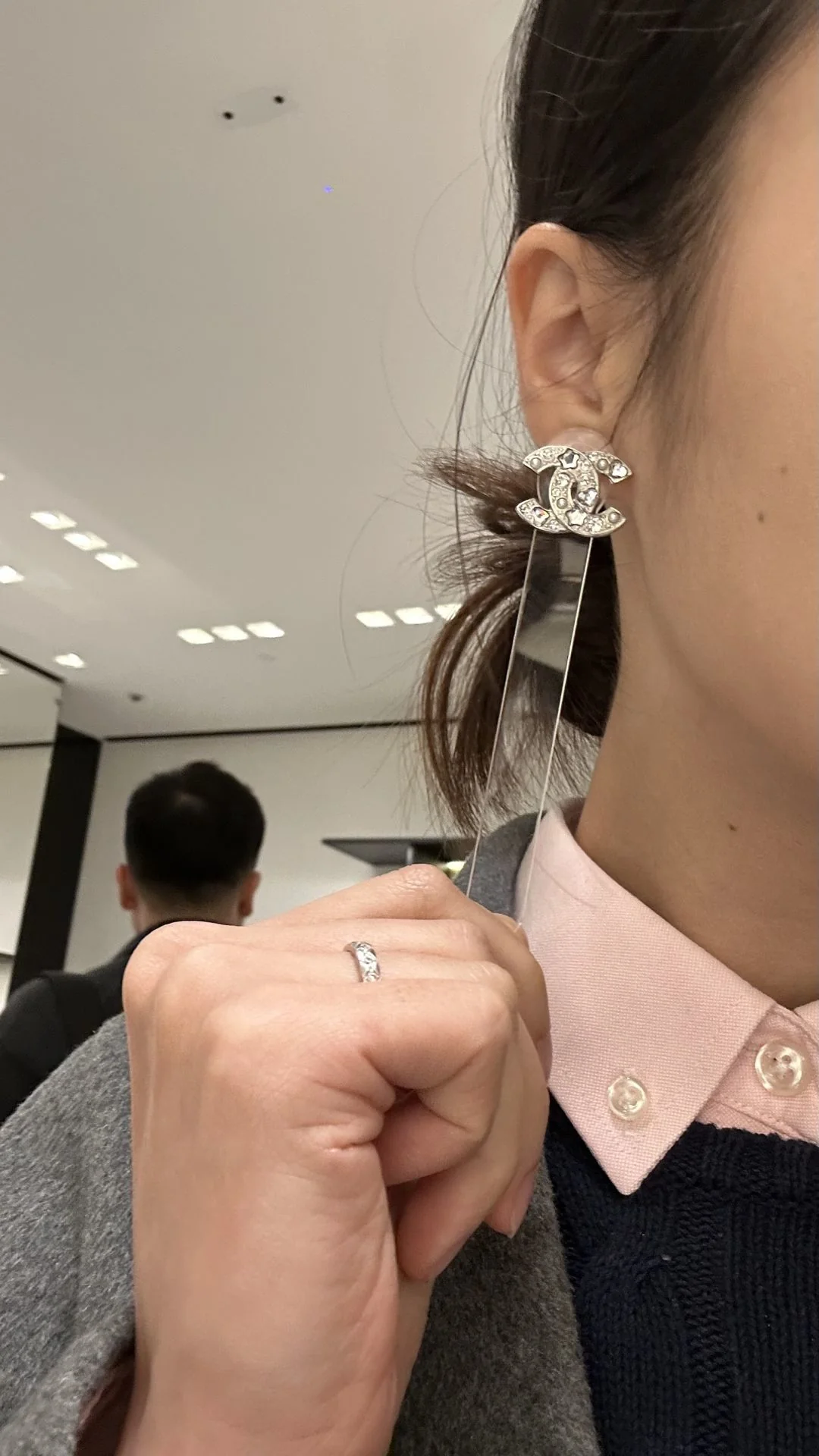 Chanel - Серьги в форме сердца, пятиконечной звезды и двойной буквы С (25 пенсов)