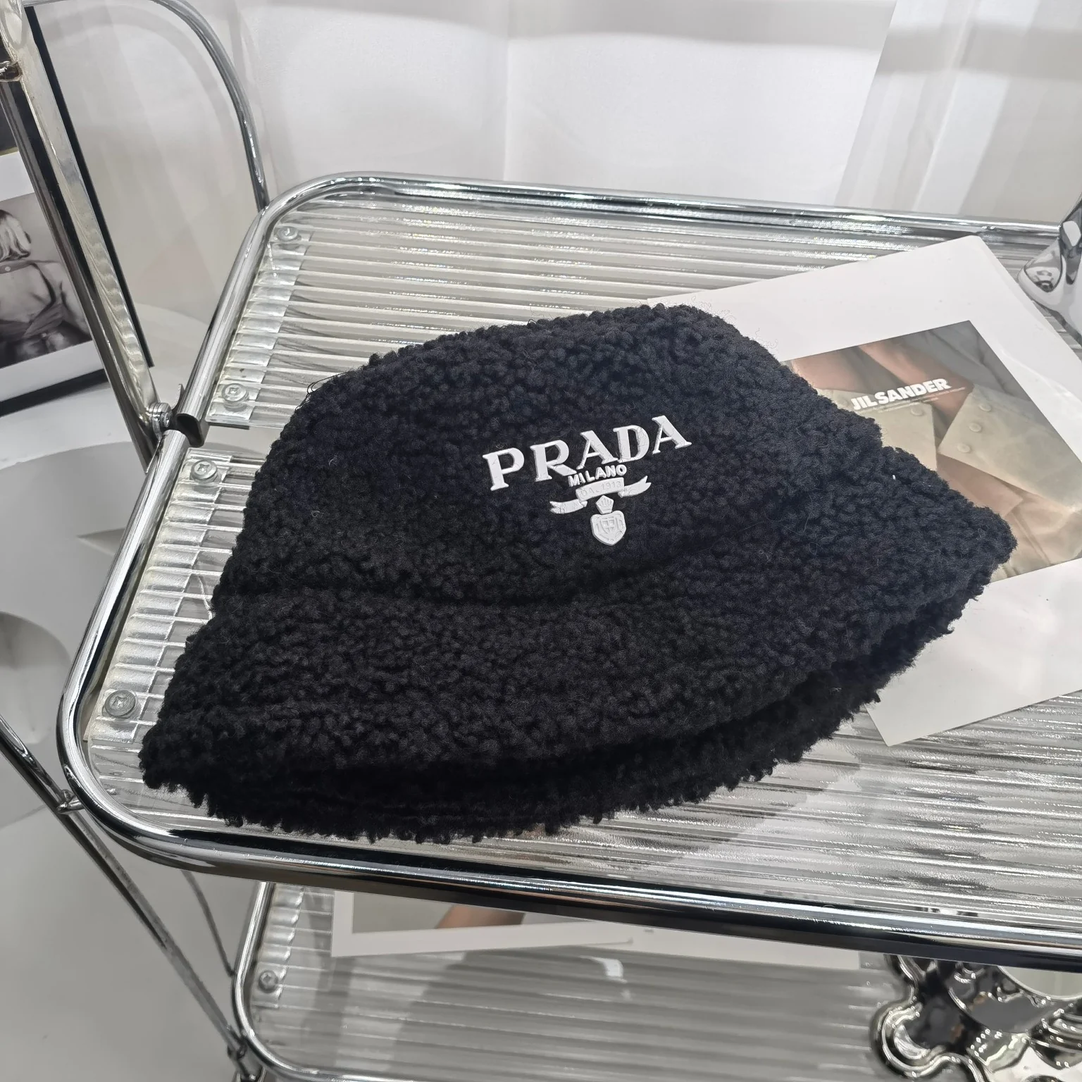 Prada - Рыбацкая шляпа из овечьей шерсти - 1