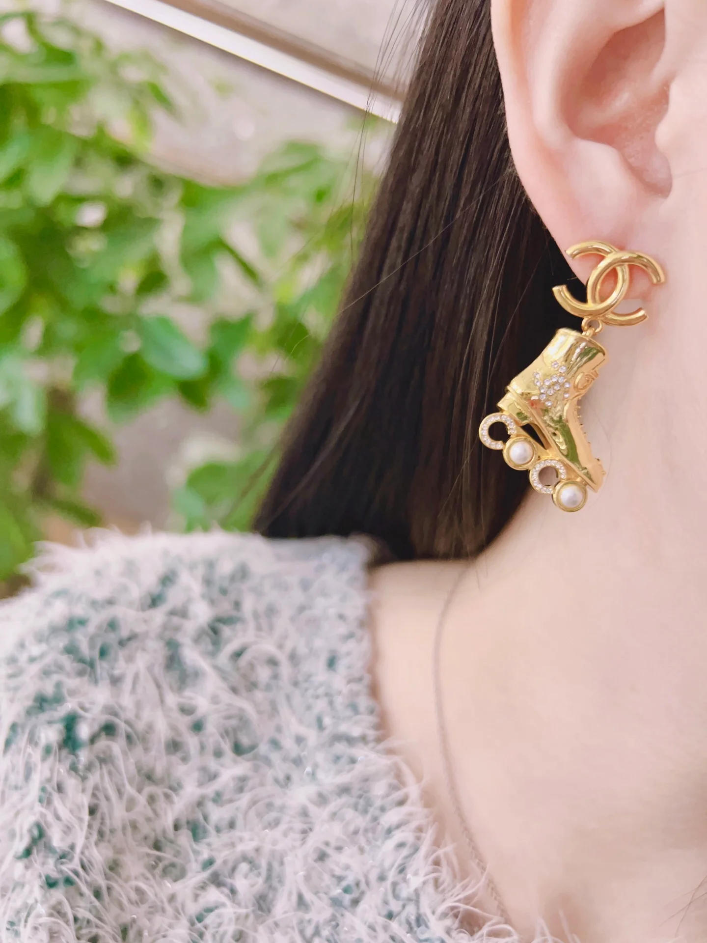 Серьги Chanel 819