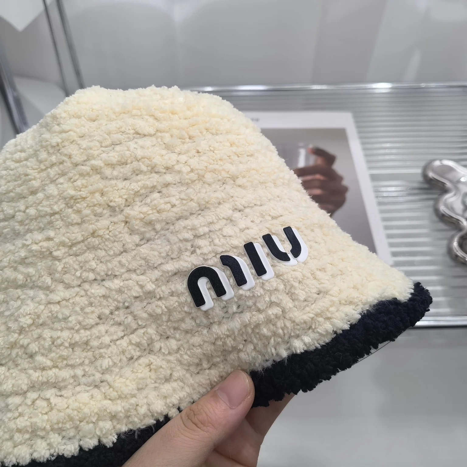 Miu Miu - Рыбацкая шляпа из овечьей шерсти