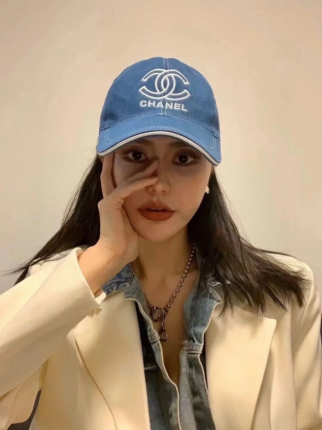 Chanel - Винтажная ковбойская бейсболка