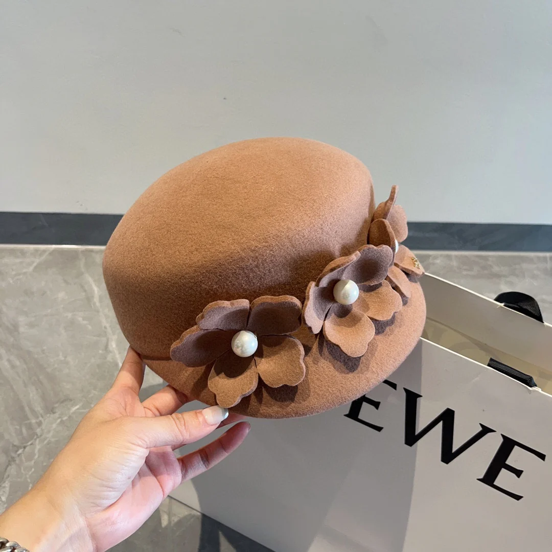 Dior - Шерстяная кепка с цветочным принтом - Цвет хаки