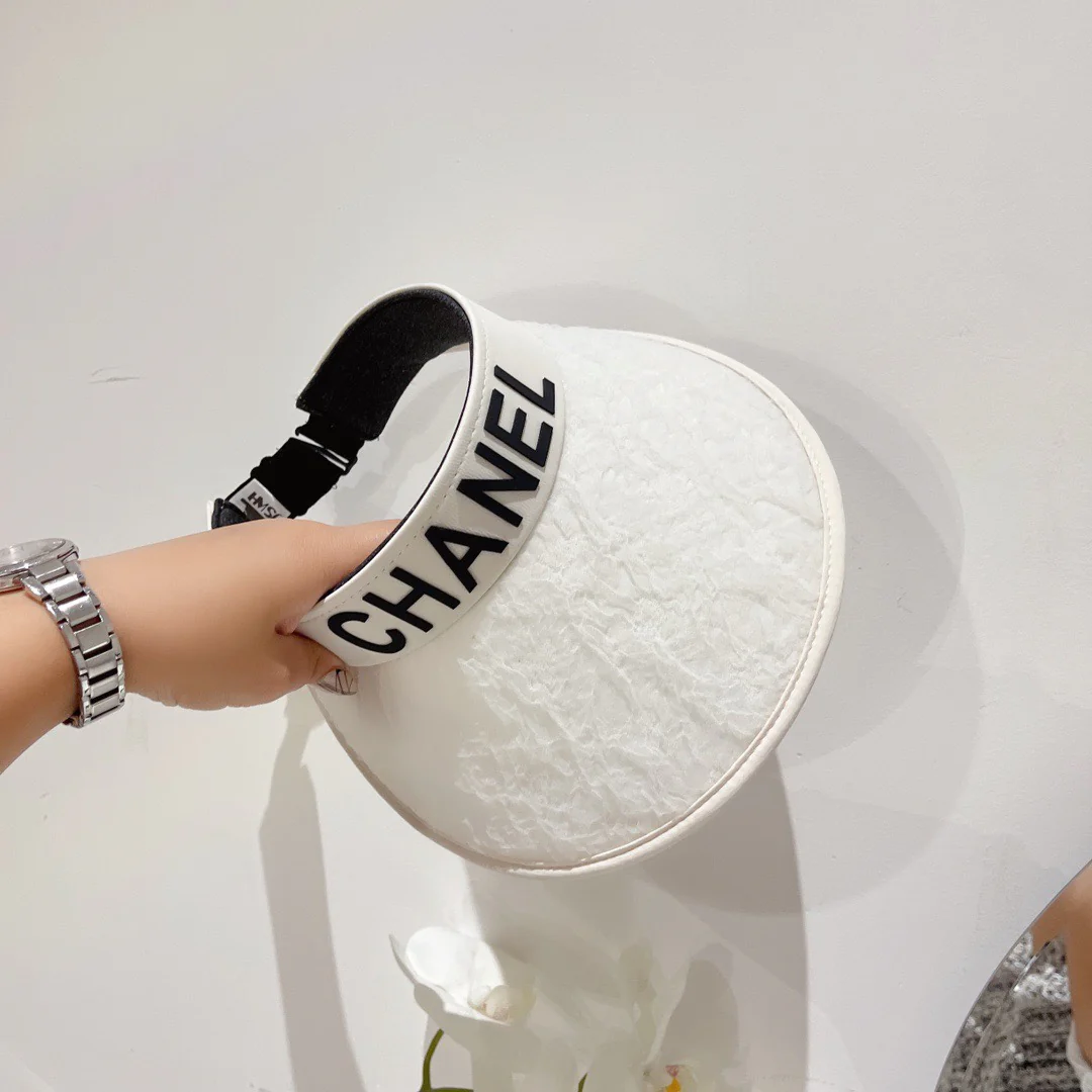 Солнцезащитная шляпа Chanel с открытым верхом - 8