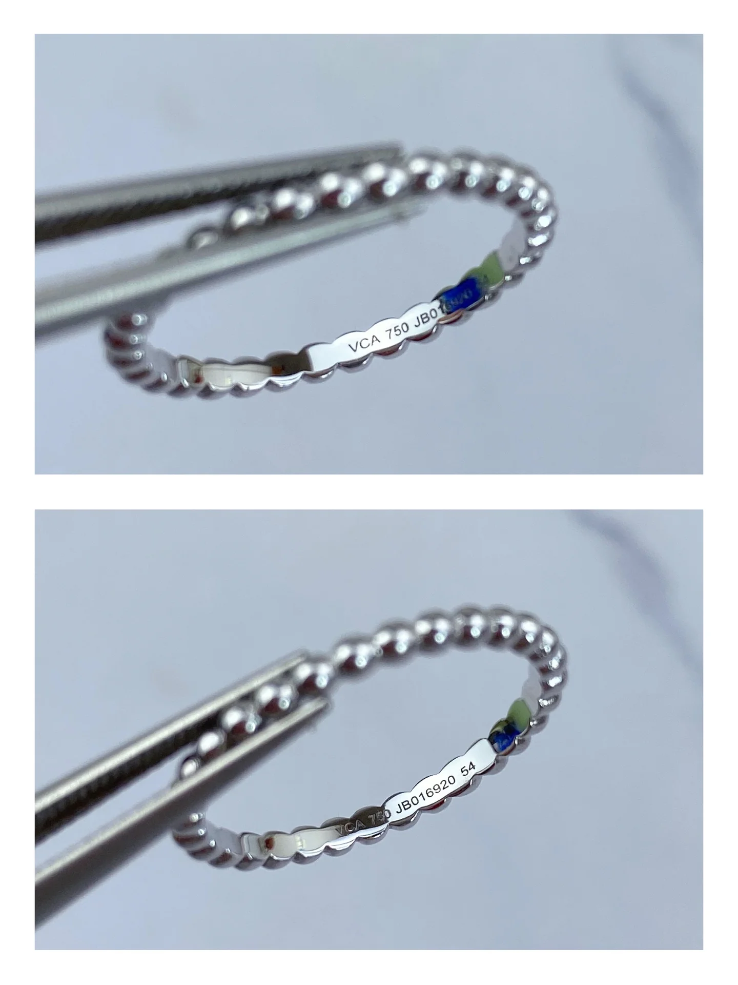 Кольцо VCA с бусинами