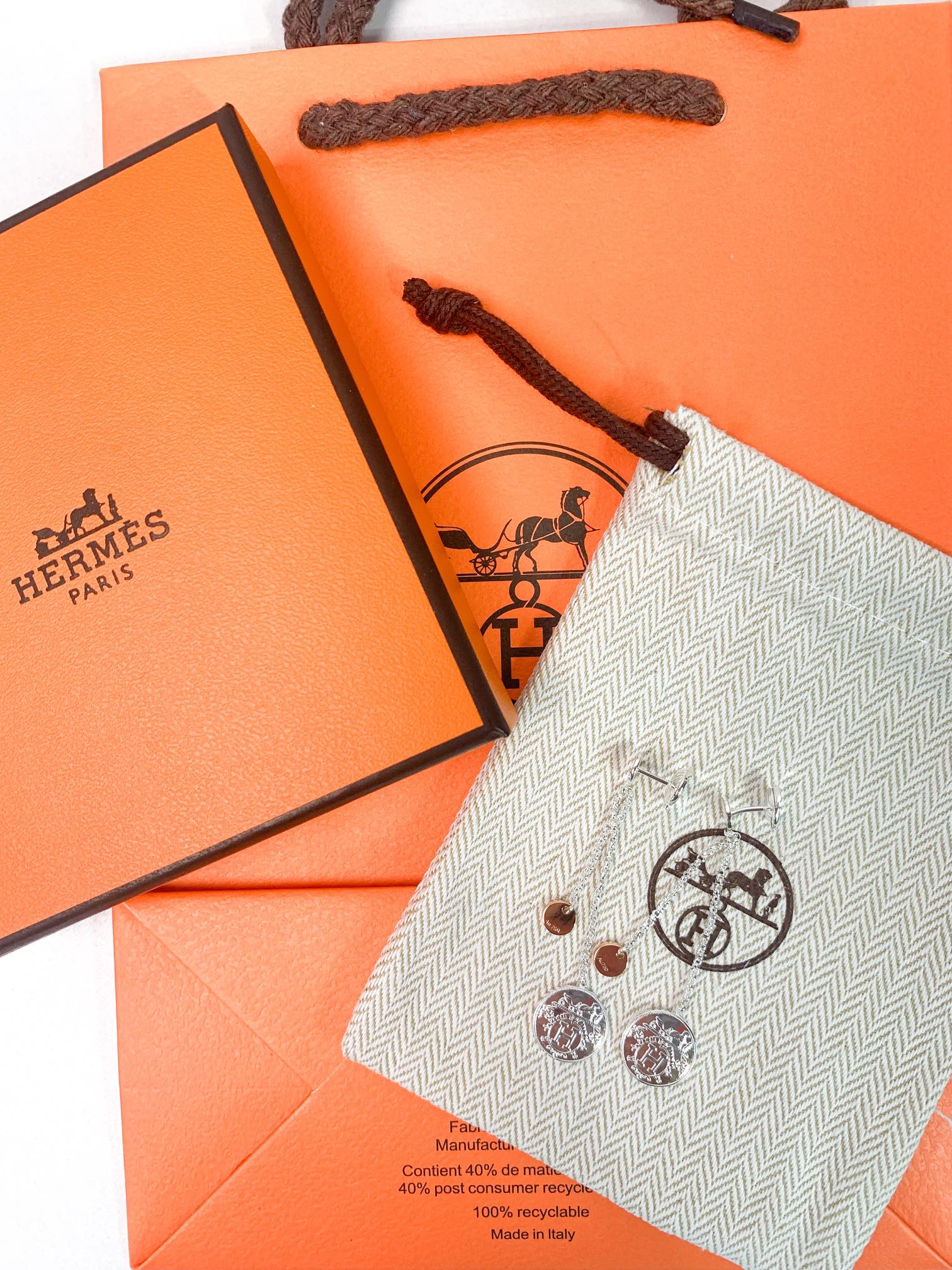 Серьги Hermes 035