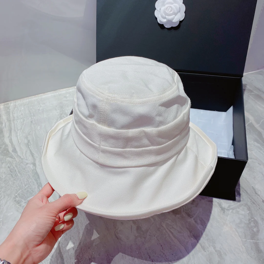 Chanel - Солнцезащитная шляпа - Солнцезащитный козырек - Черная