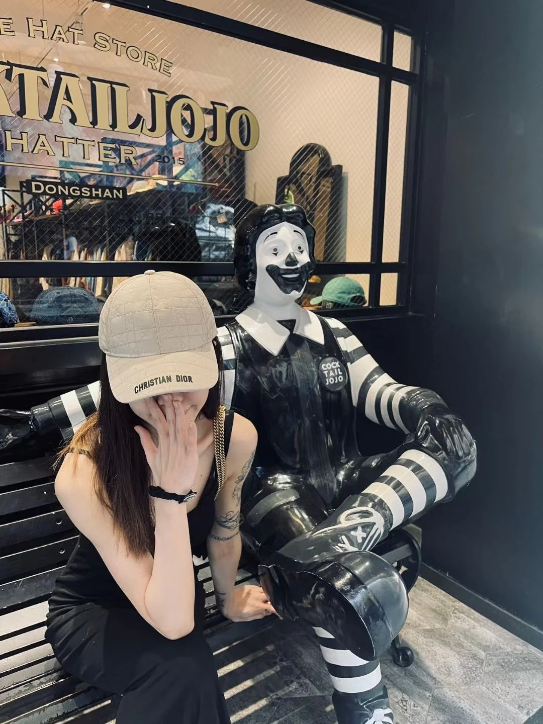 Классическая стеганая бейсболка Dior - цвет хаки