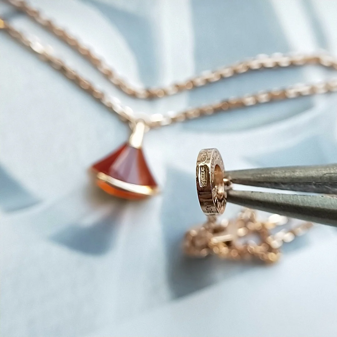 Браслет Bvlgari - красный 002