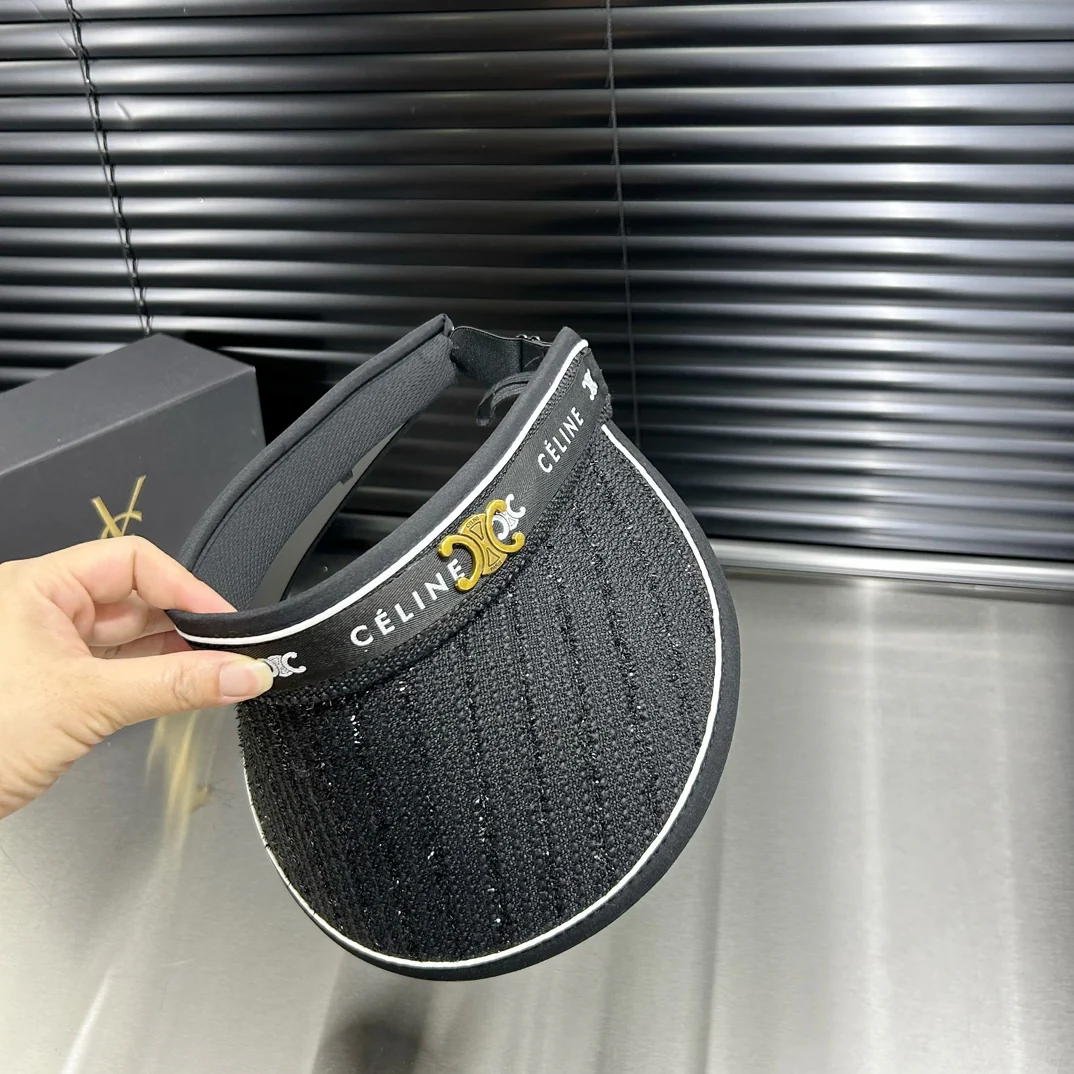 Новая летняя шляпа Celine с блестками 2024 года