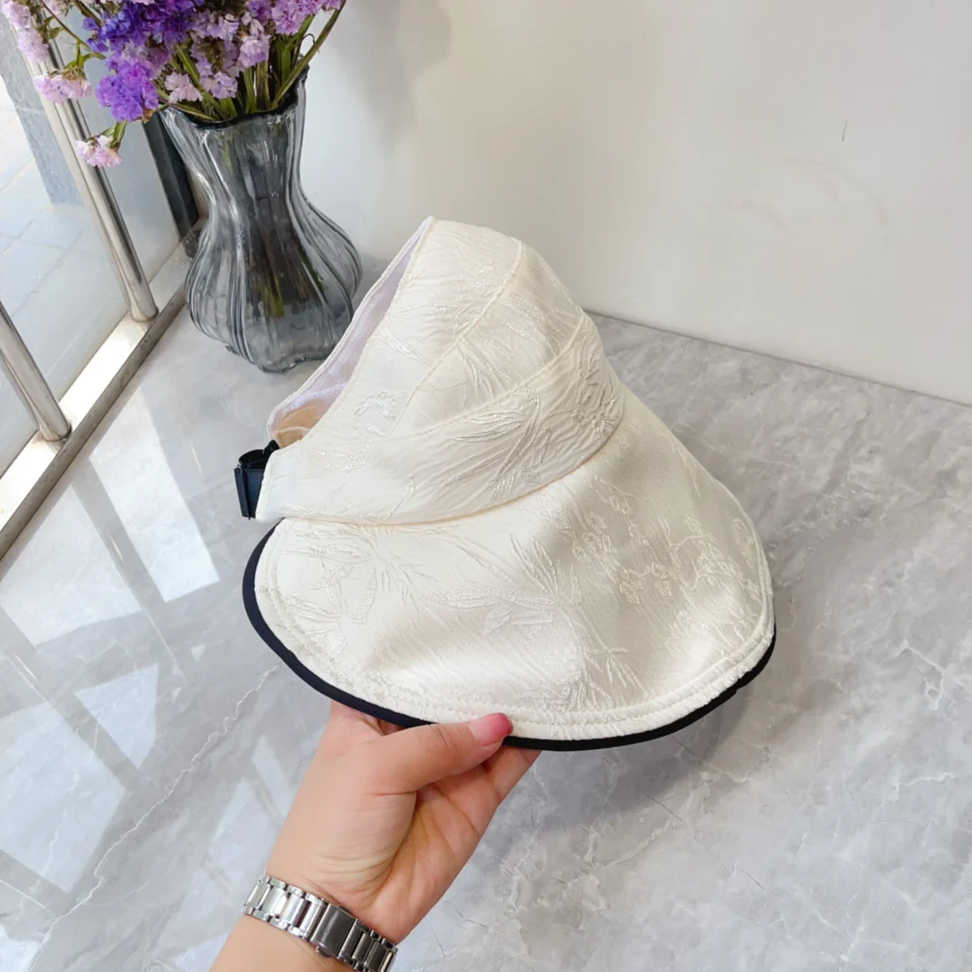 LV - Новая простая широкополая солнцезащитная шляпа