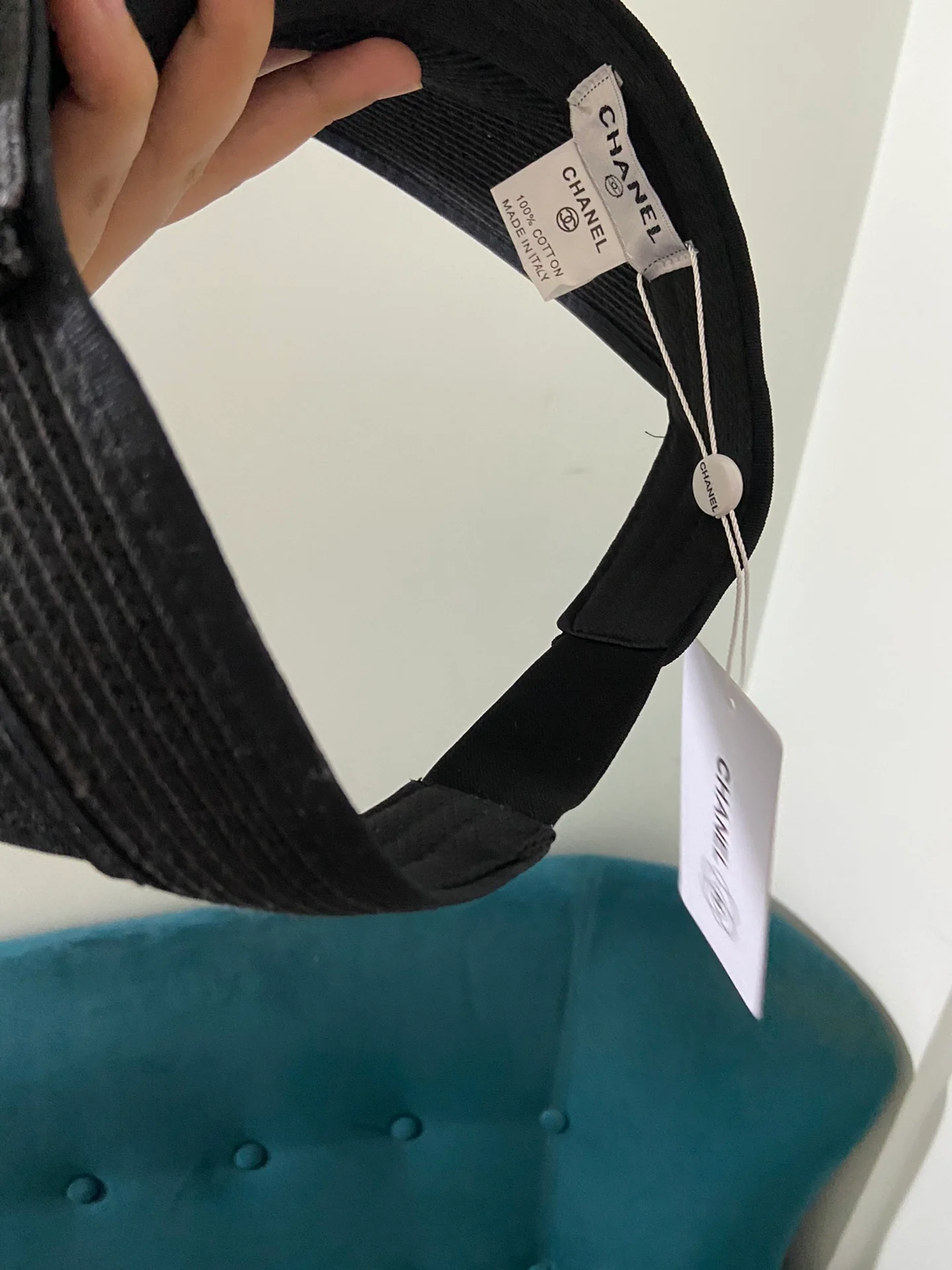 Пляжная шляпа Chanel с плетеным бантом - идеально подходит для пляжа - 1