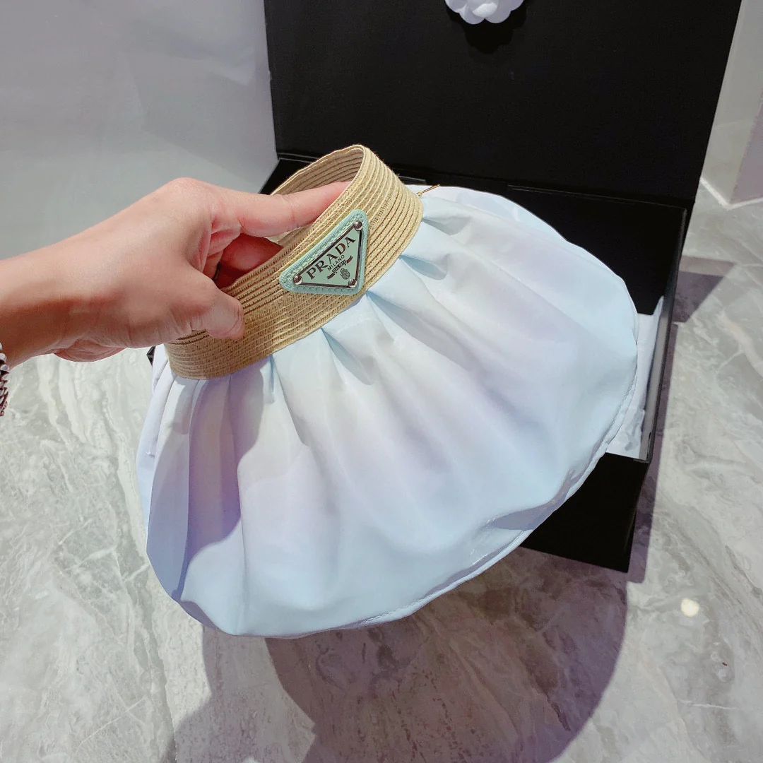 Солнцезащитная шляпа Prada Shell Rainbow - защита от УФ-излучения - 1 шт.