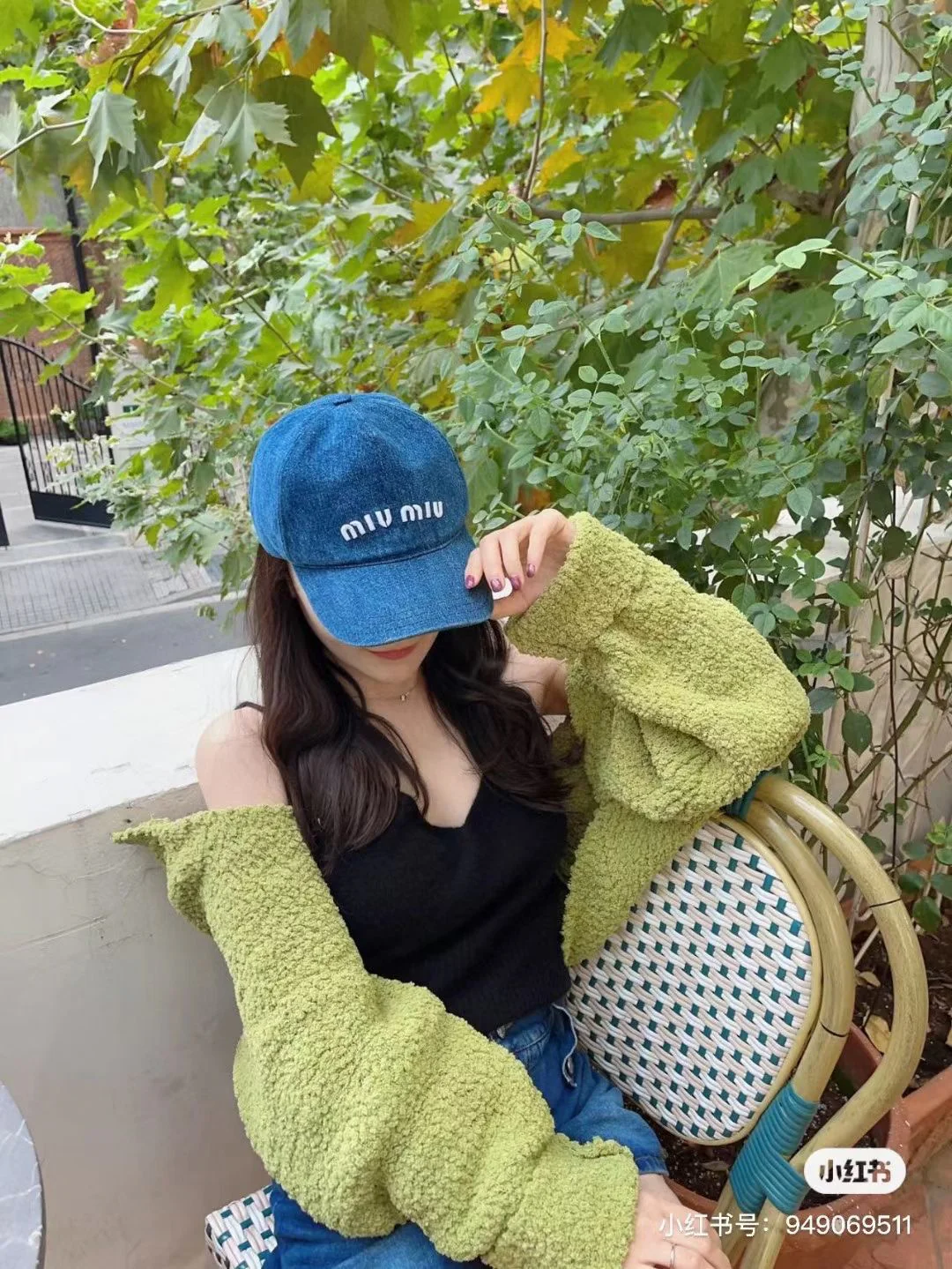 Miu Miu - Новая джинсовая бейсболка