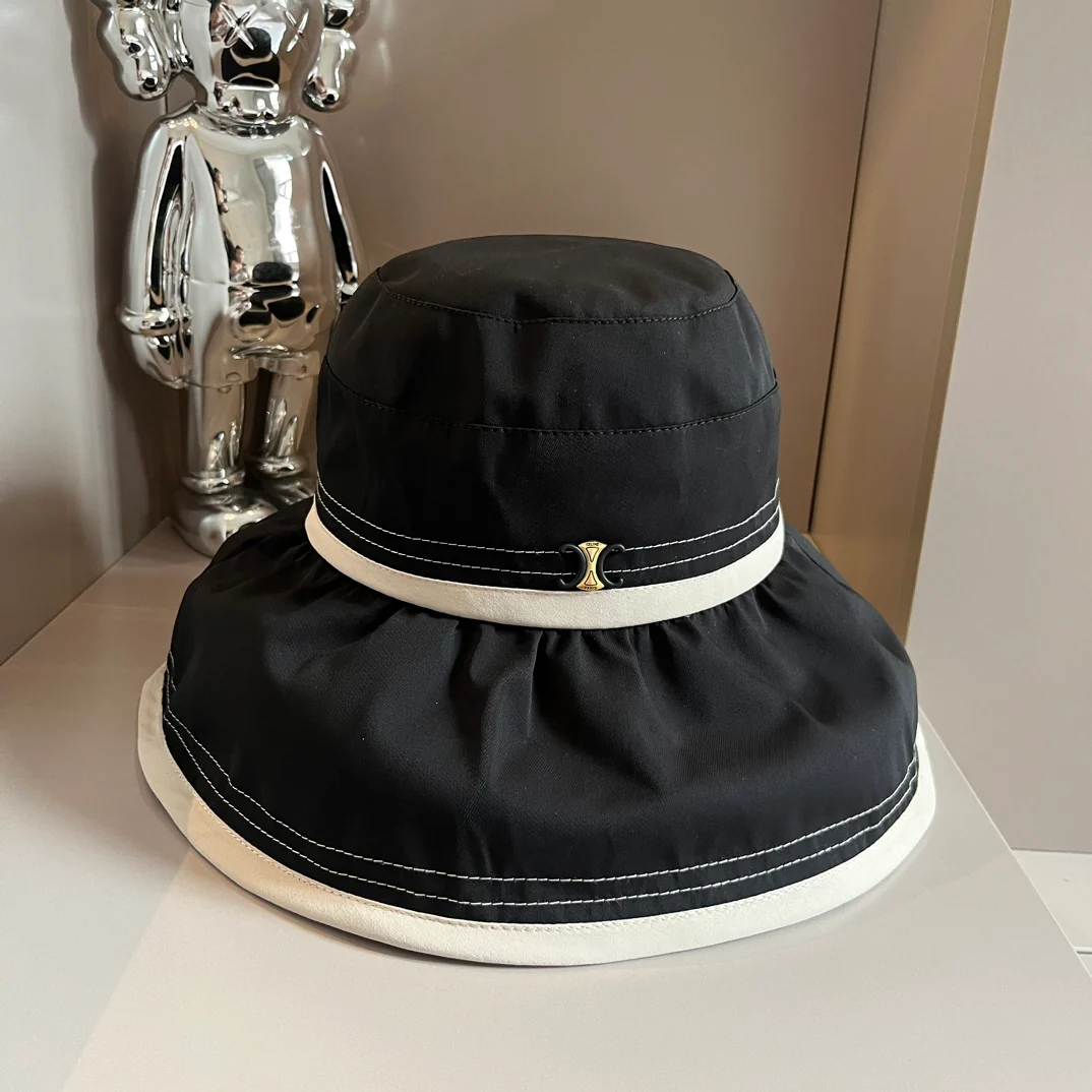 Celine - Новая простая и элегантная панама - Черная