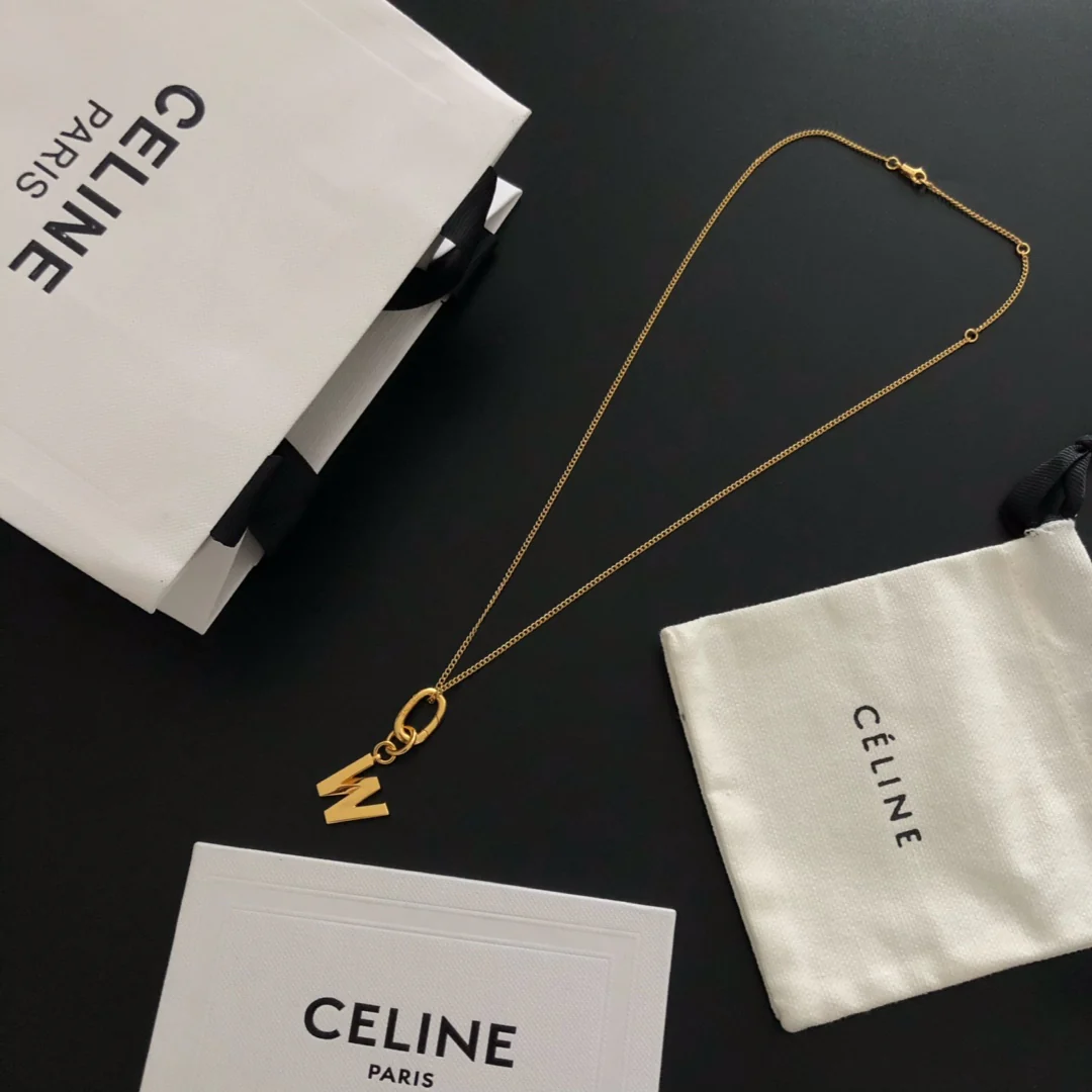 Серьги и колье Celine