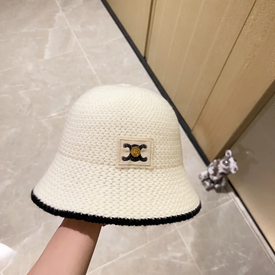 Шляпа рыбака с бахромой в стиле Chanel, бренд Sai C, новая модель 2023 года, белая.