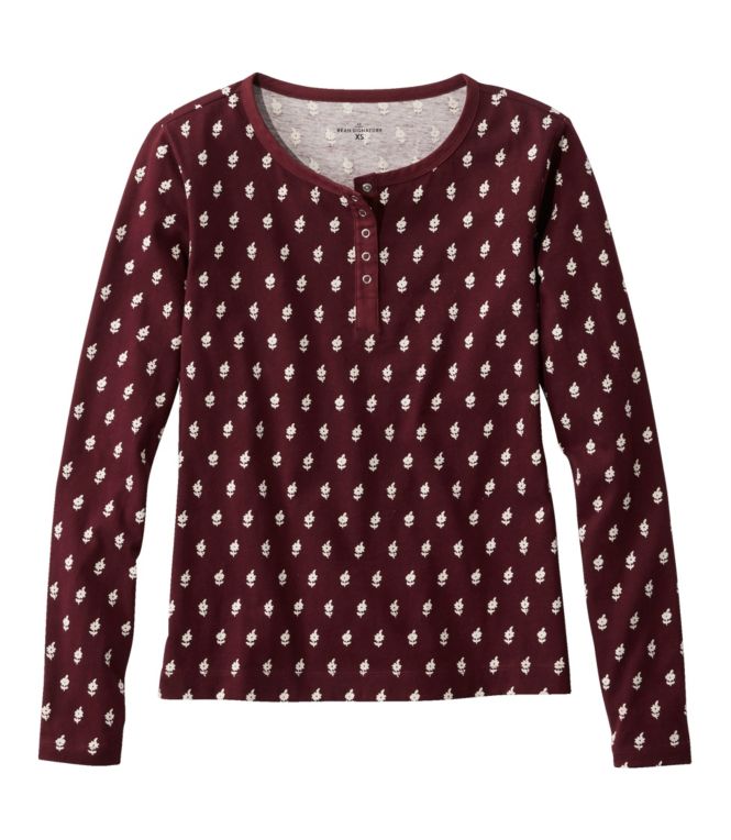 Women's Signature Rangeley Cotton Tee, Henley