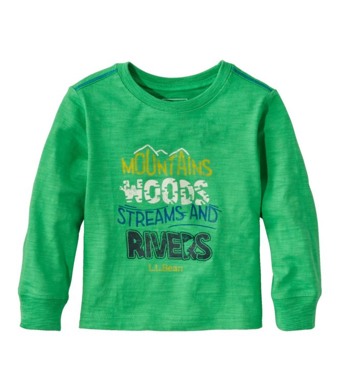 Infants' and Toddlers' Graphic Tee, Long-Sleeve Glow-in-the-Dark