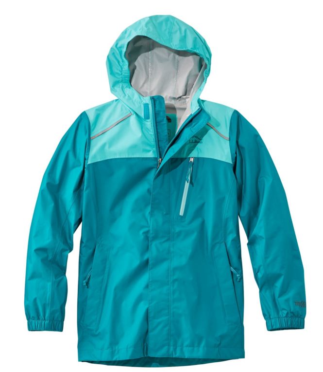 Kids' Trail Model Rain Jacket, Colorblock