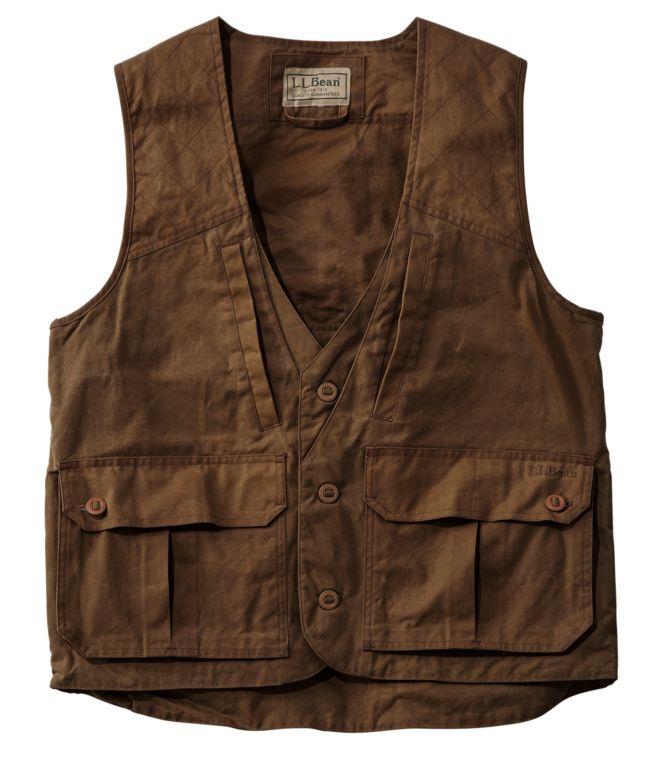 Men's Double L Waxed-Cotton Upland Vest