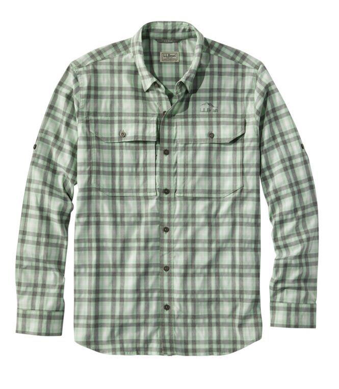 Men's No Fly Zone Long-Sleeve Shirt, Plaid