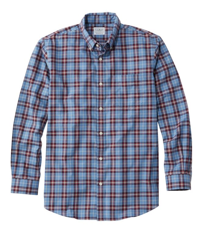 Men's Wrinkle-Free Kennebunk Sport Shirt, Traditional Fit Check