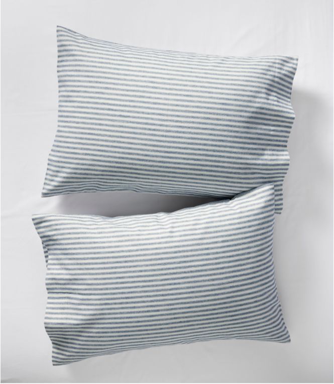 Ultrasoft Comfort Flannel Pillowcases, Stripe, Set of Two